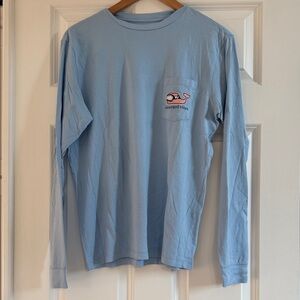 Vineyard Vines Light Blue Long Sleeve Tee